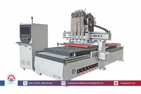 Báo Giá Máy Gia Công Trung Tâm CNC 4 Đầu - Đơn Vị Cung Cấp Uy Tín