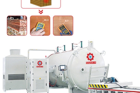 Lò sấy gỗ cao tần Hoàng Quân HF - Công nghệ vượt trội - Chứng nhận CE