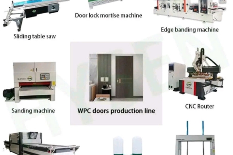 Cấu tạo máy sản xuất cửa nhựa composite WPC gồm những gì?