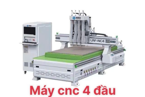 Bán máy CNC trung tâm cắt gỗ 4 đầu độc lập