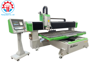 Máy cnc router bàn ngang  tải nặng 