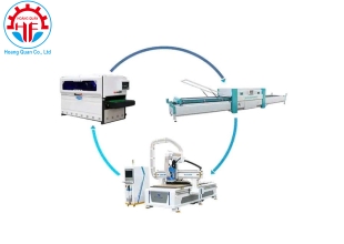 Máy sản xuất cửa nhựa composite - wps 5