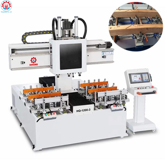 MÁY LÀM MỘNG ÂM CNC 3 ĐẦU