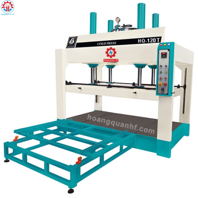 MÁY ÉP NGUỘI 120 TẤN - BÀN CẤP PHÔI NGANG HQ-120T