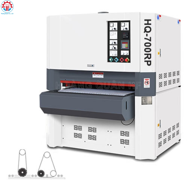 MÁY CHÀ NHÁM THÙNG 2 TRỤC RP