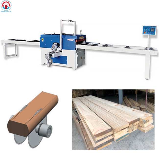 MÁY CƯA RONG 2 CẠNH BÌA GỖ VUÔNG