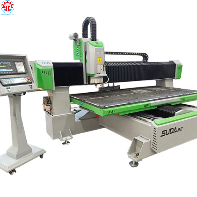 Máy cnc router bàn ngang  tải nặng 
