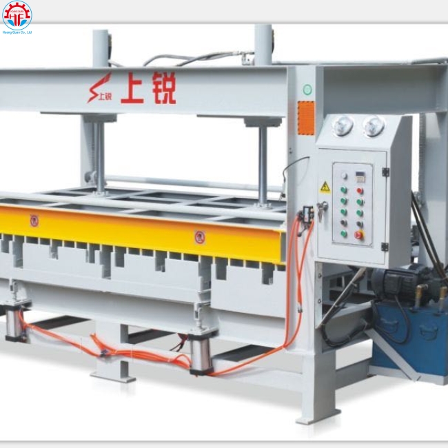 Máy ghép lạnh ván tấm thủy lực