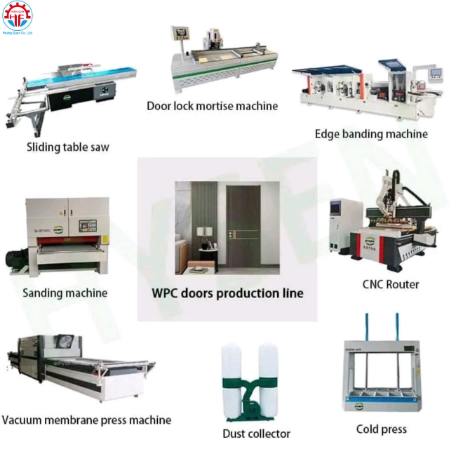 Máy sản xuất cửa nhựa composite - wps 10